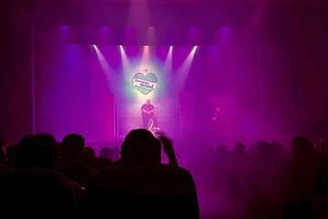 Iván El Bastonero presentó en Telde el espectáculo 'Por la puerta grande' (Foto TA)